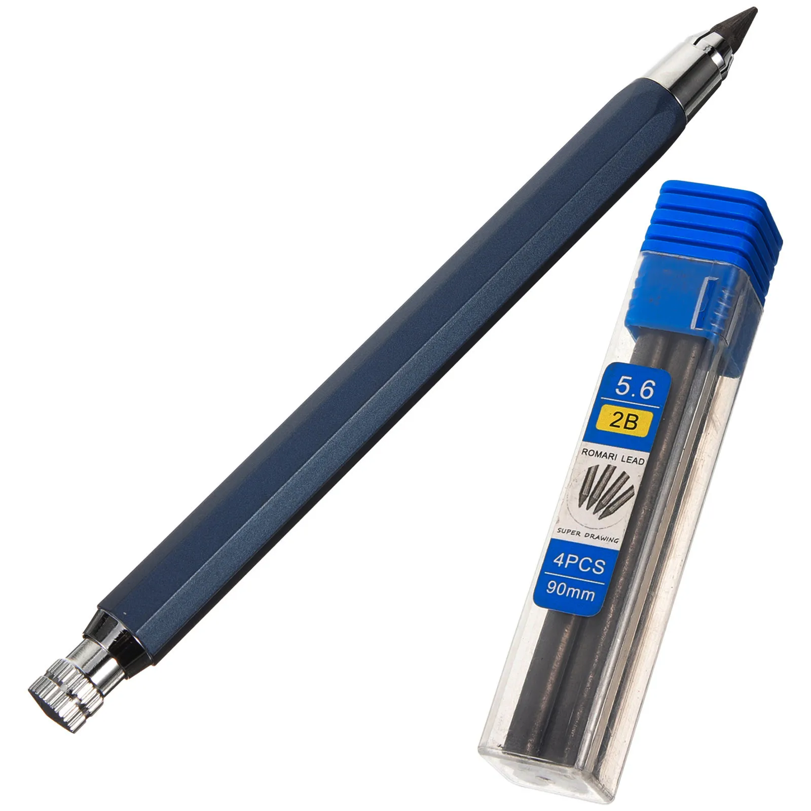 1Set Metal Rod Mechanical Pencil Thick Grip Comfortable Drawing Sketching Portable Student Office Stationery Supplies
1Set Metal Rod Mechanical Pencil Thick Grip Comfortable Drawing Sketching Portable Student Office Stationery Supplies