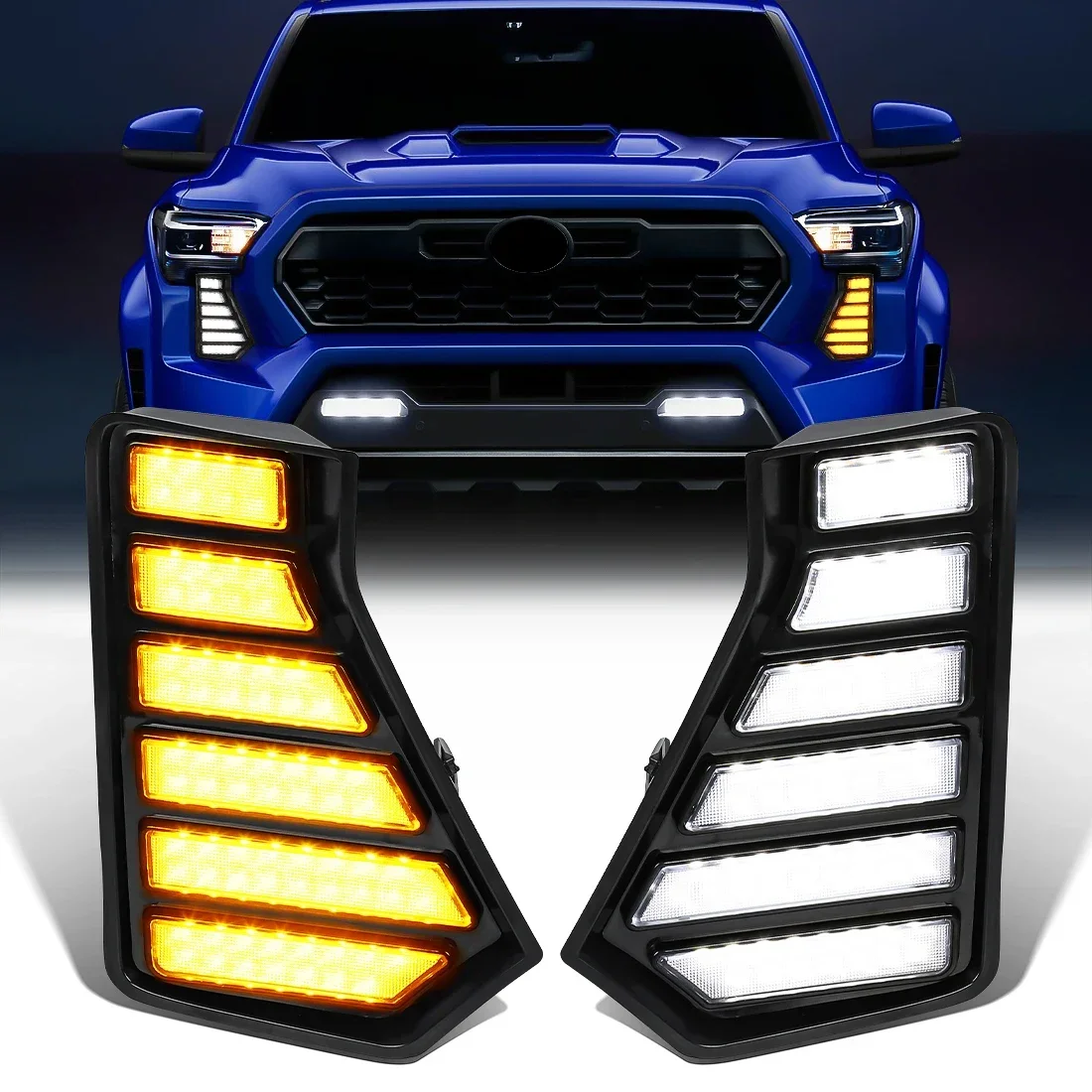 Daytime Running Light DRL For Toyota Tacoma 2024 1 Set Car LED Front Bumper White Yellow Fog Lamps Headlights Accessories 12V
Daytime Running Light DRL For Toyota Tacoma 2024 1 Set Car LED Front Bumper White Yellow Fog Lamps Headlights Accessories 12V