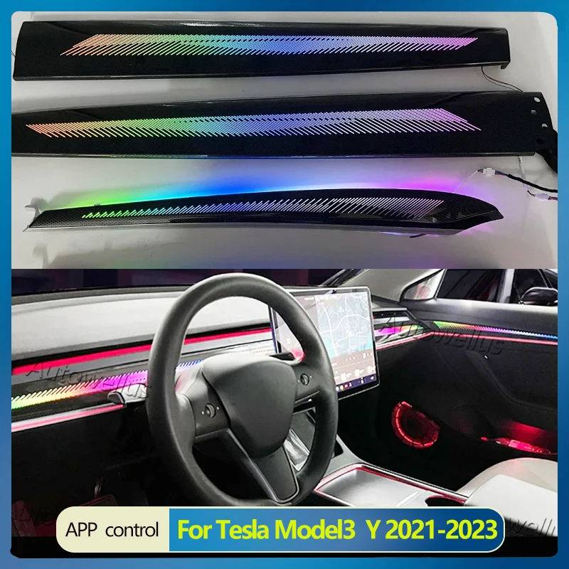 Atmosphere Lamp Tweeter Speaker Glow Lamp LED Dynamic Lighting Ambient Light for Tesla Model3 Model Y 2021--2023
Atmosphere Lamp Tweeter Speaker Glow Lamp LED Dynamic Lighting Ambient Light for Tesla Model3 Model Y 2021--2023