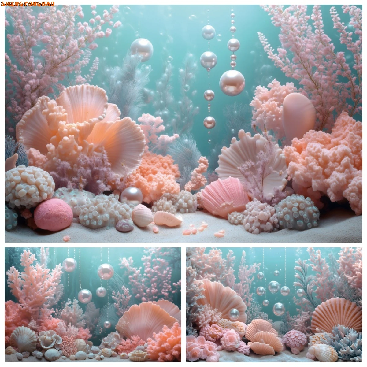 Underwater World Photography Backdrop Coral Shell Pearl Girls Birthday Party Decor Kids Portrait Baby Shower Photo Background
Underwater World Photography Backdrop Coral Shell Pearl Girls Birthday Party Decor Kids Portrait Baby Shower Photo Background