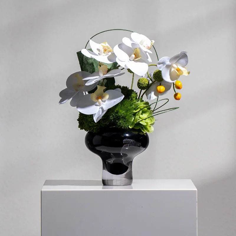 High-end home floral scene decoration modern fake flower ornament porch vase simulation bouquet combination
High-end home floral scene decoration modern fake flower ornament porch vase simulation bouquet combination