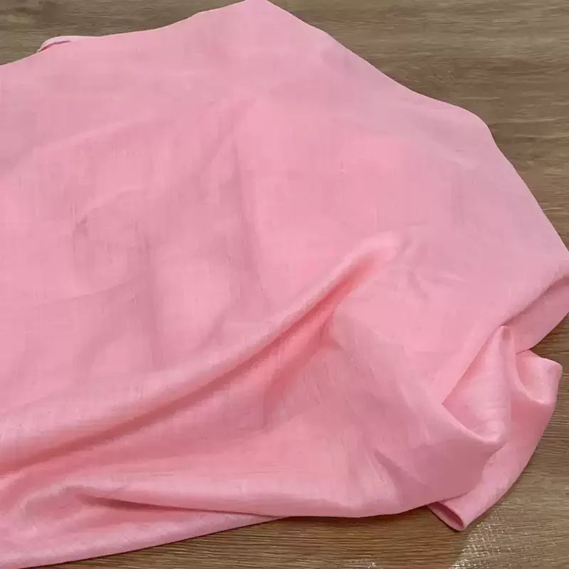 100% ramie fabric is used for handmade DIY pink fabric in clothing
100% ramie fabric is used for handmade DIY pink fabric in clothing