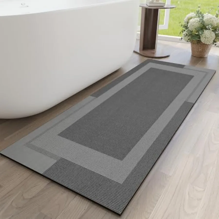 Non Slip Long Bathroom Runner Rug Bath Mat Rubber Backing Ultra Thin Bathroom Rugs Fit Under Door Quick Dry Super Absorbent Was
Non Slip Long Bathroom Runner Rug Bath Mat Rubber Backing Ultra Thin Bathroom Rugs Fit Under Door Quick Dry Super Absorbent Was