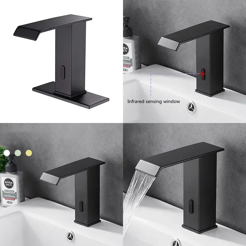 Smart Automatic Tap Sensor Touchless Waterfall Bathroom Basin Sink Faucet Hand Wash Water Tap For Wash Basin Sink
Smart Automatic Tap Sensor Touchless Waterfall Bathroom Basin Sink Faucet Hand Wash Water Tap For Wash Basin Sink