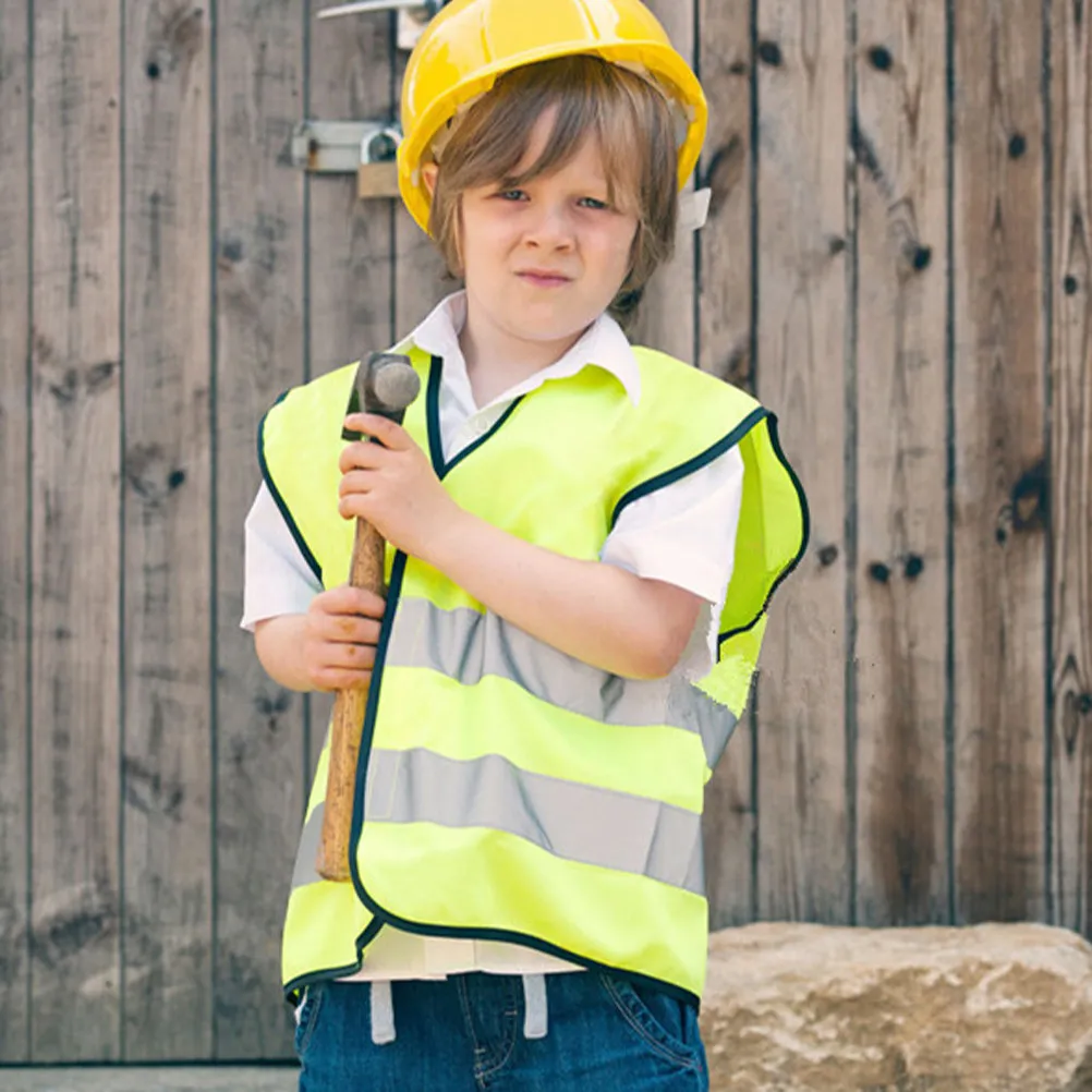 5pcs High Visibility Reflective Vests Kids Boys Safety Warning Breathable Adjustable Size Secure Workshop Wear
5pcs High Visibility Reflective Vests Kids Boys Safety Warning Breathable Adjustable Size Secure Workshop Wear