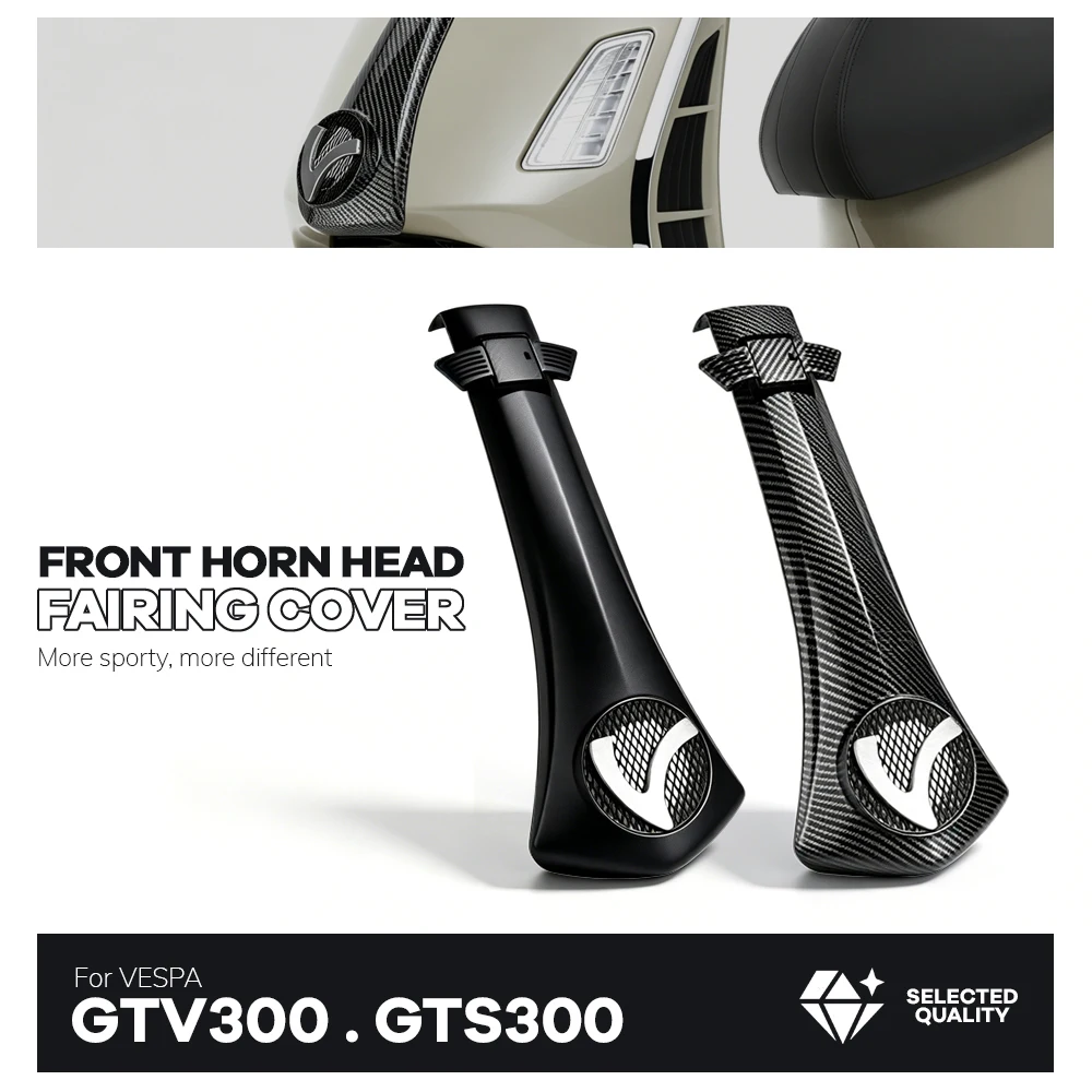 For Vespa GTV300 GTS300 GTV 300 GTS 300 2019- Motorcycle Accessories Front Horn Head Fairing Cover
For Vespa GTV300 GTS300 GTV 300 GTS 300 2019- Motorcycle Accessories Front Horn Head Fairing Cover