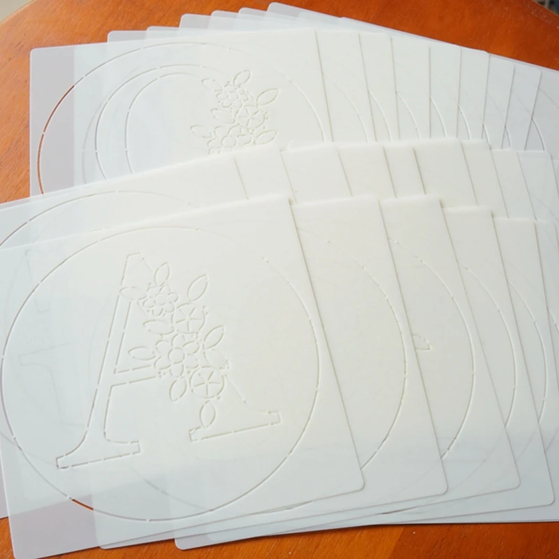 Large Size A-Z flower letter Combination Embroidery Template DIY Hand Sew Tea Cushion Pillow Embroidery Tool Sashiko Template
Large Size A-Z flower letter Combination Embroidery Template DIY Hand Sew Tea Cushion Pillow Embroidery Tool Sashiko Template