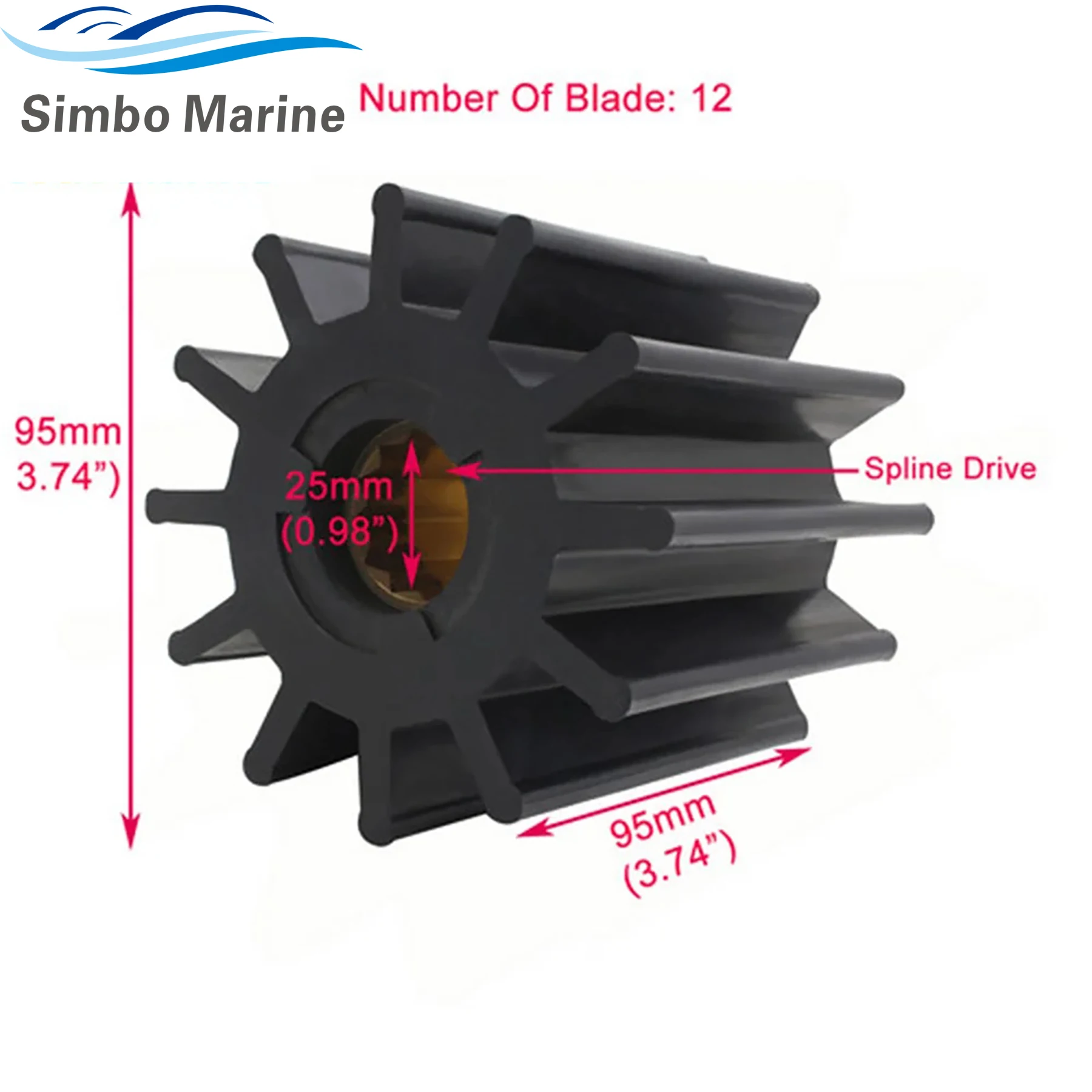 Гибкая крыльчатка водяного насоса 17938-0003, совместимая с Volvo Penta 3830459, Jabsco 17938-0001, DJ 09-45-1201, JMP 8326, 500163
Гибкая крыльчатка водяного насоса 17938-0003, совместимая с Volvo Penta 3830459, Jabsco 17938-0001, DJ 09-45-1201, JMP 8326, 500163