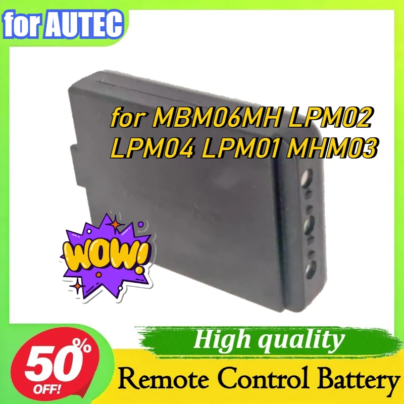 New for AUTEC MBM06MH LPM02 LPM04 LPM01 MHM03 Battery Driving Remote Control Battery
New for AUTEC MBM06MH LPM02 LPM04 LPM01 MHM03 Battery Driving Remote Control Battery