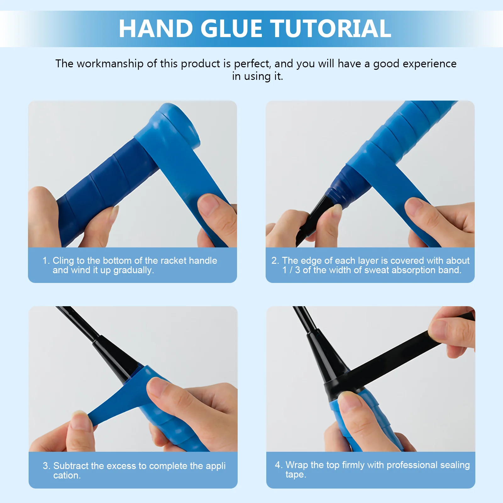 10Pcs Sweat-Absorbent Belt High-Grade Anti-Slip Racket Tape for Tennis Racket Handle Comfortable Breathable Grip Supplies
10Pcs Sweat-Absorbent Belt High-Grade Anti-Slip Racket Tape for Tennis Racket Handle Comfortable Breathable Grip Supplies