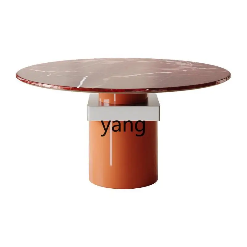 LMM good luck round dining table modern simple Chinese antique marble dining table and chair combination
LMM good luck round dining table modern simple Chinese antique marble dining table and chair combination