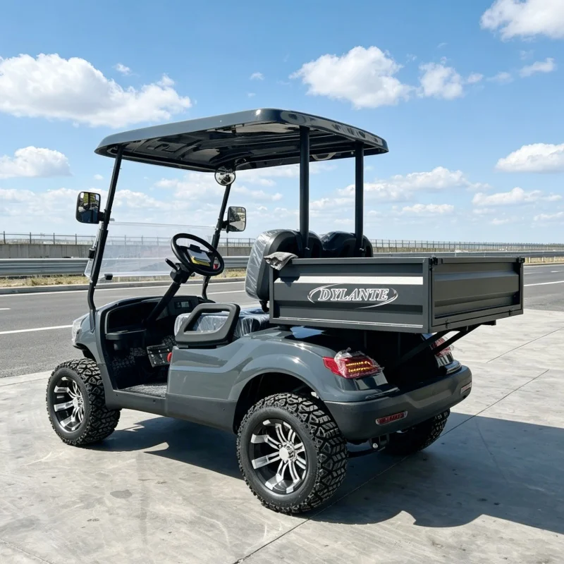 Newly Launched 2-Seater Electric Golf Cart 5KW 60v Li ion Battery Pack 48v Lithium Battery Golf Cart With Rear Cargo Box
Newly Launched 2-Seater Electric Golf Cart 5KW 60v Li ion Battery Pack 48v Lithium Battery Golf Cart With Rear Cargo Box