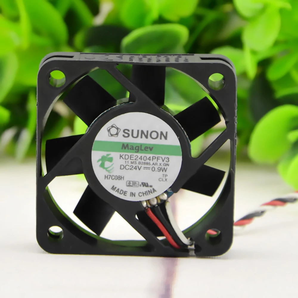 3wires For Sunon KDE2404PFV3 Oil bearing Cooling Axial Fan DC 24V 0.9W 4010 40*40*10mm
3wires For Sunon KDE2404PFV3 Oil bearing Cooling Axial Fan DC 24V 0.9W 4010 40*40*10mm