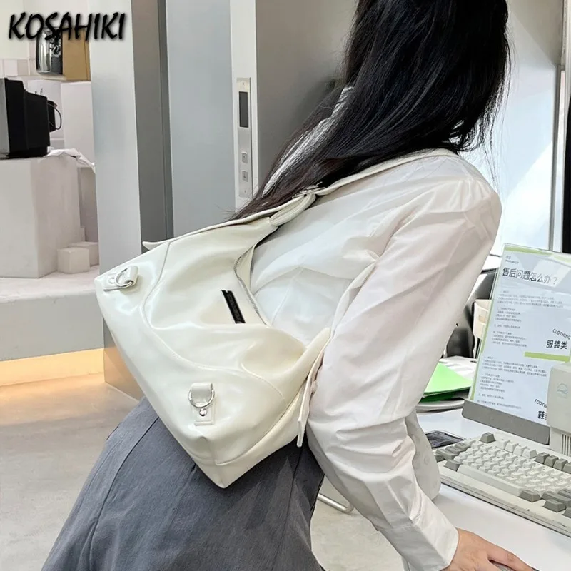 Korean Office Lady All Match Handbags Women Fairy Y2k Aesthetic Simple Underarm Bag Pu Leather Y2k Aesthetic Chic Shoulder Bags
Korean Office Lady All Match Handbags Women Fairy Y2k Aesthetic Simple Underarm Bag Pu Leather Y2k Aesthetic Chic Shoulder Bags