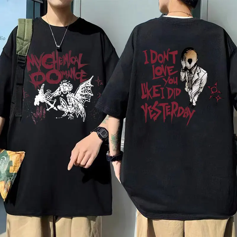 Rock Band My Chemical Romance The Black Parade I Don't Love You Like I Did Yesterday T-shirt Men Women Punk Emo Vintage T Shirt
Rock Band My Chemical Romance The Black Parade I Don't Love You Like I Did Yesterday T-shirt Men Women Punk Emo Vintage T Shirt