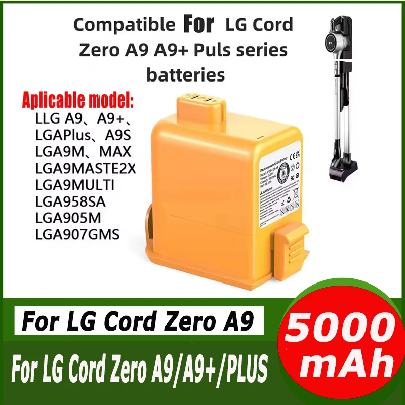 Для беспроводного пылесоса LG Cordzero A9 A9 + A9Plus A9M A9MASTER2X A9MULT12X A9PETNBED A9MULTI 25,2 В EAC 63382204 Литий-ионный аккумулятор
Для беспроводного пылесоса LG Cordzero A9 A9 + A9Plus A9M A9MASTER2X A9MULT12X A9PETNBED A9MULTI 25,2 В EAC 63382204 Литий-ионный аккумулятор