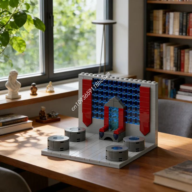 275 деталей MOC Модель Сцены Звездных Баталий: Конструктор «Тронная Комната», Архитектурные Игрушки, Сборка Своими Руками, Креативная Идея, Рождественский Подарок, Кирпичики
275 деталей MOC Модель Сцены Звездных Баталий: Конструктор «Тронная Комната», Архитектурные Игрушки, Сборка Своими Руками, Креативная Идея, Рождественский Подарок, Кирпичики