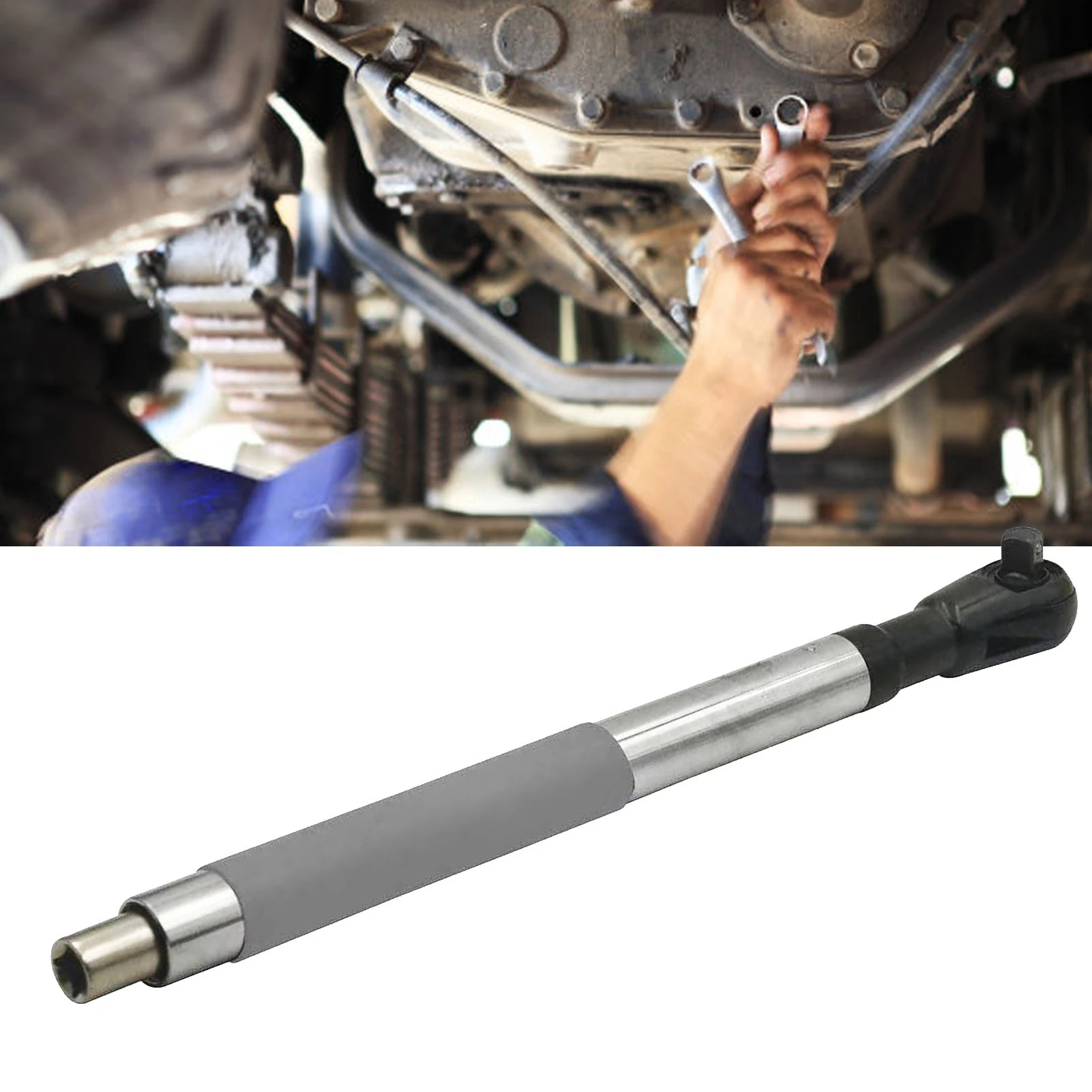 Offset Extension Wrench Electric Ratchet Chain Drive Extender Compatible with 1/2in Sockets Chain Drive Wrench Ratchet Wrench