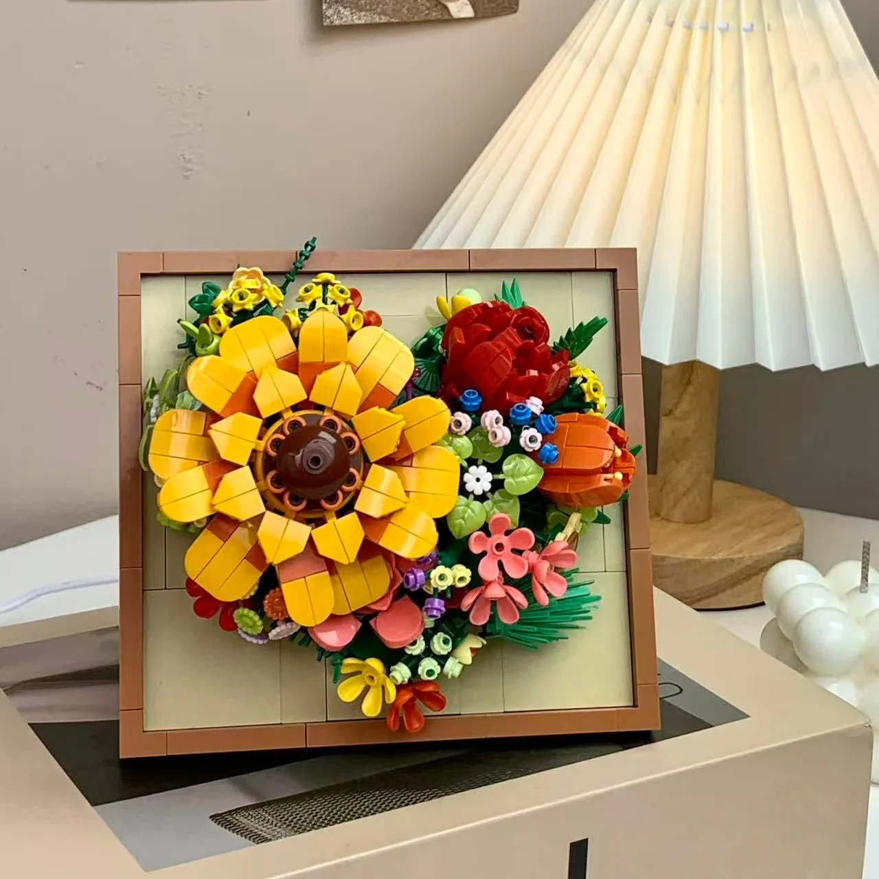 Vibrant Eternal Flower Building Block Photo Frame - Made of Colorful Abs Plastic, Home Decoration, Novel Design, Perfect for Home Decor or Souvenirs, Decorative Photo Frame | Floral Design | Colorful Blocks
Vibrant Eternal Flower Building Block Photo Frame - Made of Colorful Abs Plastic, Home Decoration, Novel Design, Perfect for Home Decor or Souvenirs, Decorative Photo Frame | Floral Design | Colorful Blocks