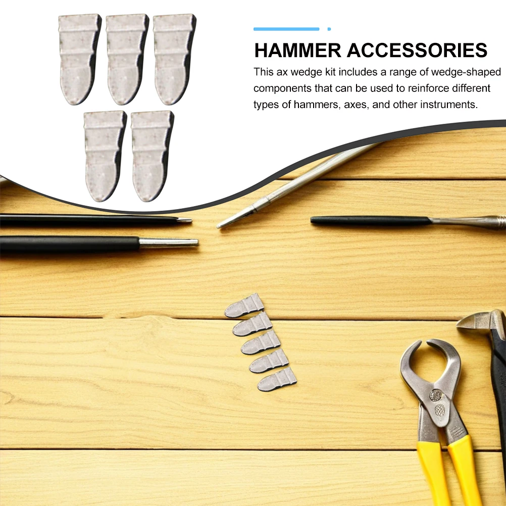 5pcs Safety Handle Wedges Portable Compact Hammer Adapters For Garden Tools Steel Connectors Reinforce Accessories Home Diy Kit
5pcs Safety Handle Wedges Portable Compact Hammer Adapters For Garden Tools Steel Connectors Reinforce Accessories Home Diy Kit