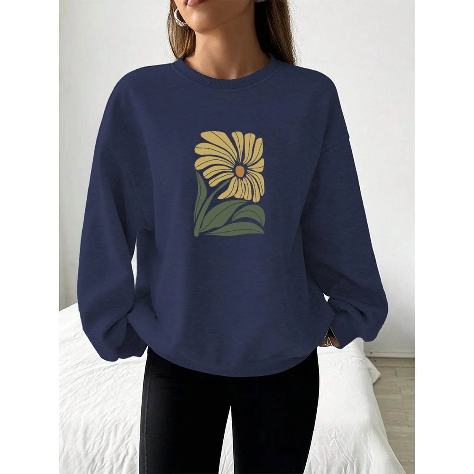 Woman Clothes 2025 O-Neck Loose Fashion Pullovers Long-sleeve Velvet Winter Casual Lovely Floral Print Sweatshirt
Woman Clothes 2025 O-Neck Loose Fashion Pullovers Long-sleeve Velvet Winter Casual Lovely Floral Print Sweatshirt