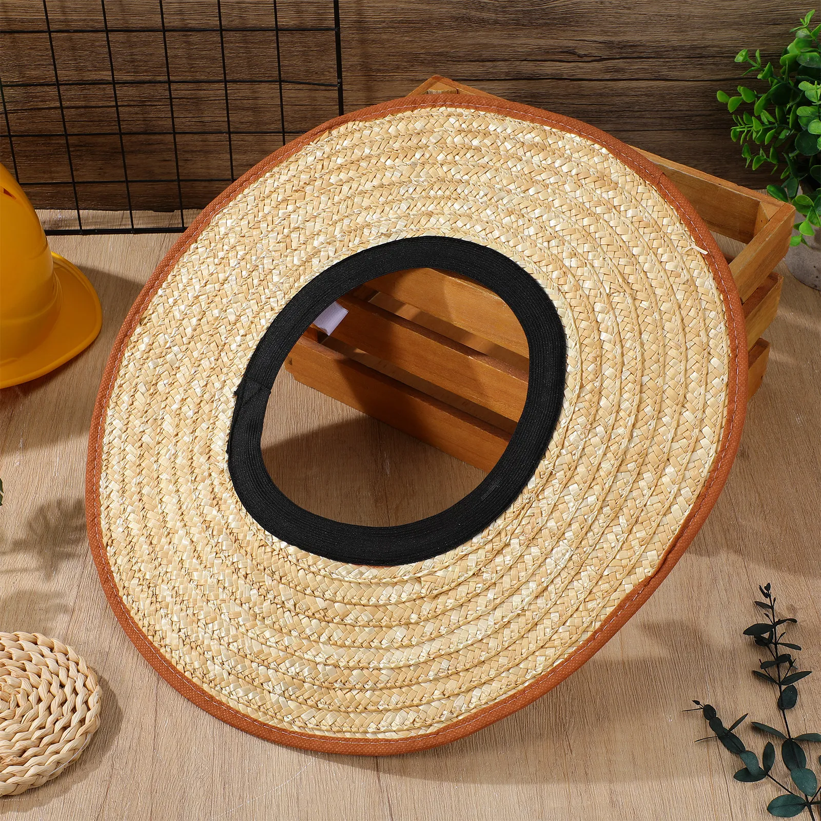 Hard Hat Sun Shade Straw Sunshade Visor for Workers Breathable Large Brim Neck Ear Protection Vent Cooling Cover
Hard Hat Sun Shade Straw Sunshade Visor for Workers Breathable Large Brim Neck Ear Protection Vent Cooling Cover