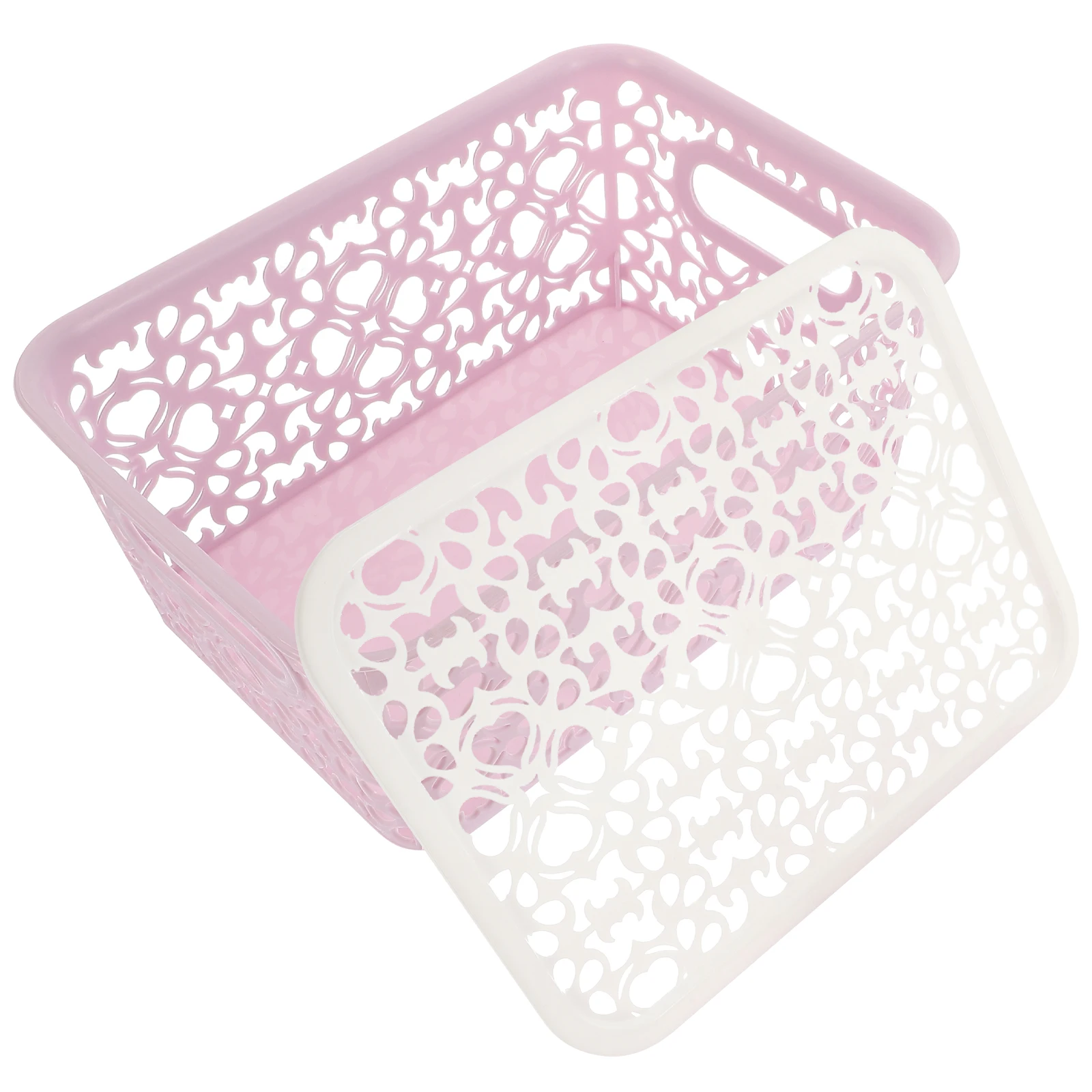 Stackable Storage Basket Plastic Bins Closet ganizer Hollow Retro Clothes Cosmetics Papers Versatile Storage Box
Stackable Storage Basket Plastic Bins Closet ganizer Hollow Retro Clothes Cosmetics Papers Versatile Storage Box