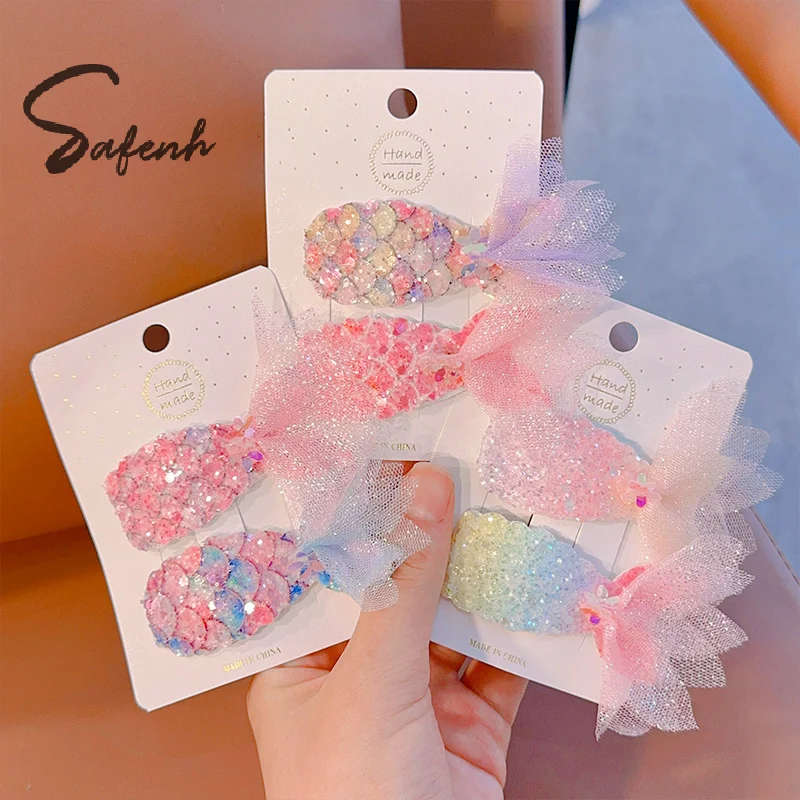 Glitter Mermaid Princess Hairpins Sequins Cute Cartoon Hair Clips For Baby Girls Hair Clip Headdress Accessories
Glitter Mermaid Princess Hairpins Sequins Cute Cartoon Hair Clips For Baby Girls Hair Clip Headdress Accessories