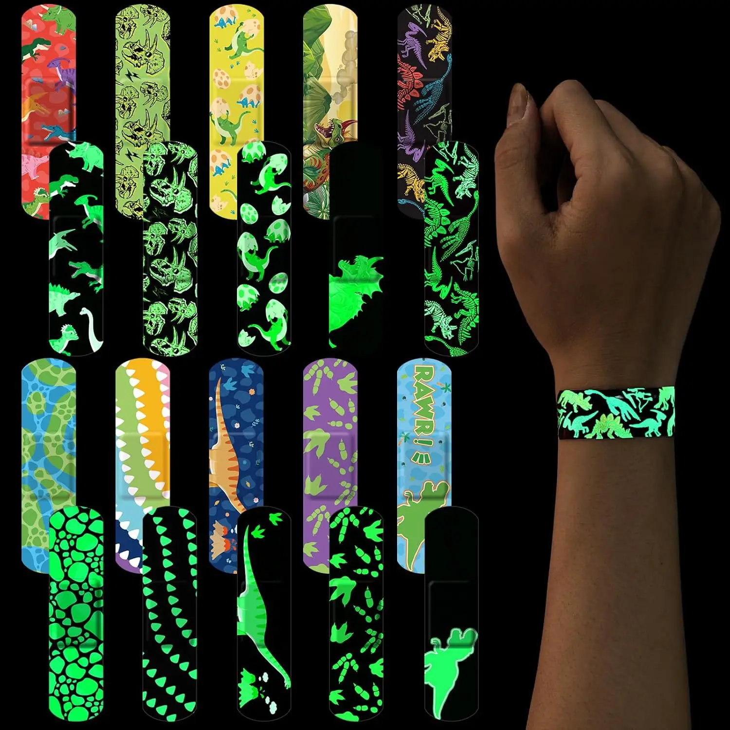 10pcs/set Children Kawaii Bandages Baby Luminous Band-aid Cute Cartoon Pattern Luminous Fluorescent Band-aid At Night Bandaid
10pcs/set Children Kawaii Bandages Baby Luminous Band-aid Cute Cartoon Pattern Luminous Fluorescent Band-aid At Night Bandaid