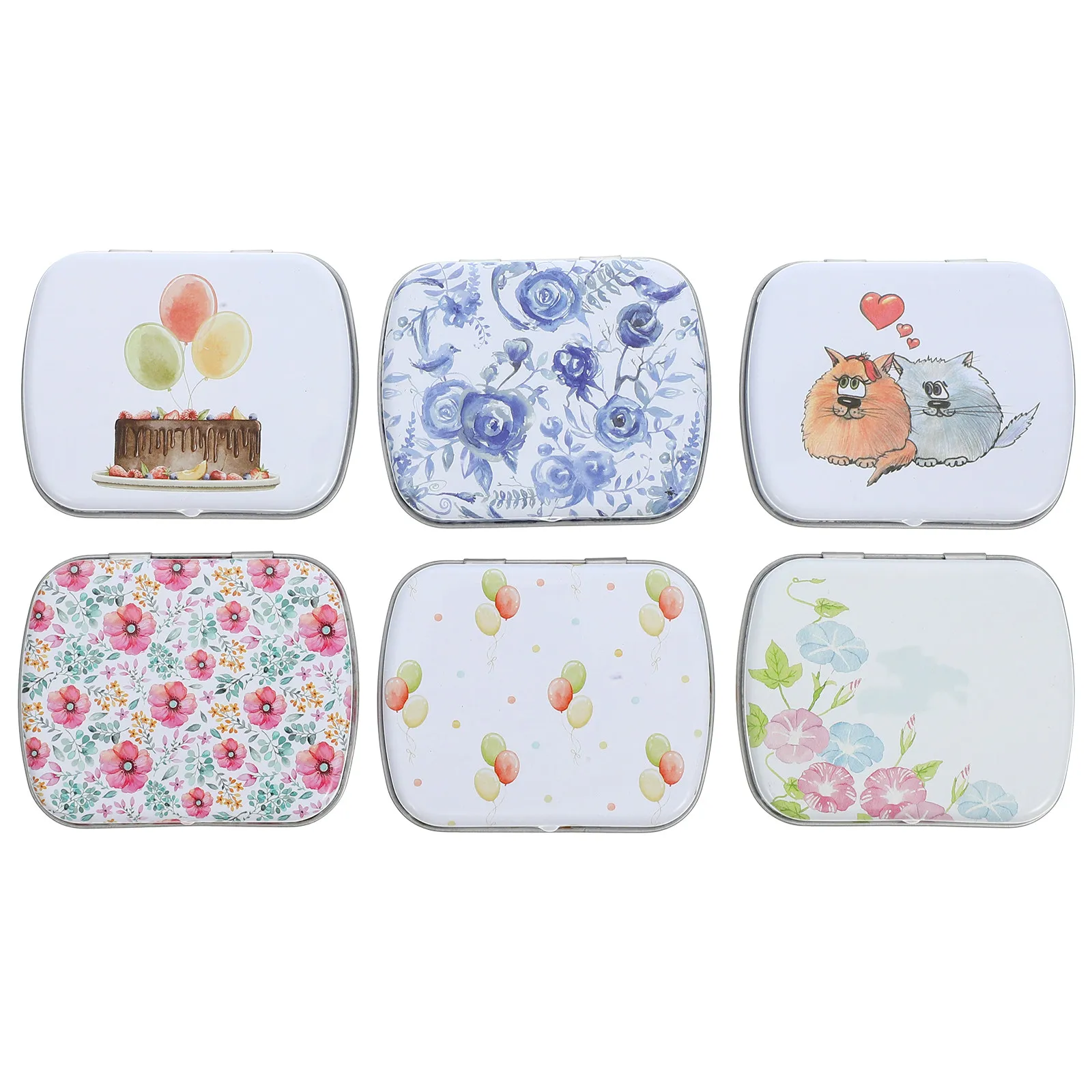 6pcs Mini Small Tin Box Retro Metal Storage Case For Jewelry Gift Packaging Decorative Tinplate Container Candy Craft Biscuit
6pcs Mini Small Tin Box Retro Metal Storage Case For Jewelry Gift Packaging Decorative Tinplate Container Candy Craft Biscuit
