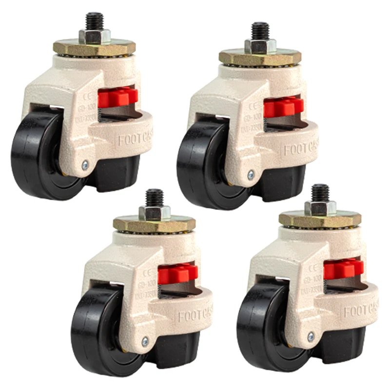 4Pcs Box Gd 100S Gd 100F Retractable Adjustable Leveling Caster Wheels Threaded Stem Heavy Duty Casters
4Pcs Box Gd 100S Gd 100F Retractable Adjustable Leveling Caster Wheels Threaded Stem Heavy Duty Casters