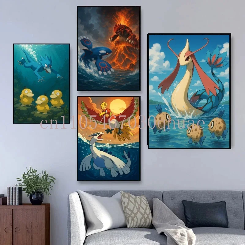 Canvas Painting Classic Anime Pokemon Psyduck Milotic Groudon Poster and Print Watercolor Wall Art Picture Home Decor Kids Gifts
Canvas Painting Classic Anime Pokemon Psyduck Milotic Groudon Poster and Print Watercolor Wall Art Picture Home Decor Kids Gifts