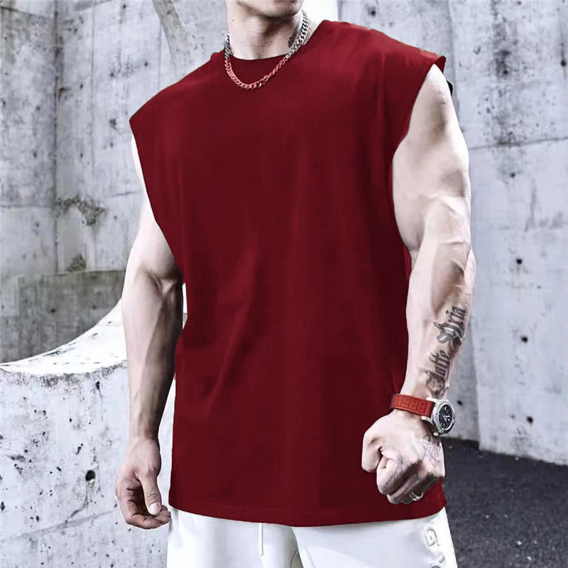 New Gym Mens Mesh Casual Tank Top Fashion Fitness Sleeveless Quick-drying Vest Running Workout Clothing Bodybuilding Singlets
New Gym Mens Mesh Casual Tank Top Fashion Fitness Sleeveless Quick-drying Vest Running Workout Clothing Bodybuilding Singlets