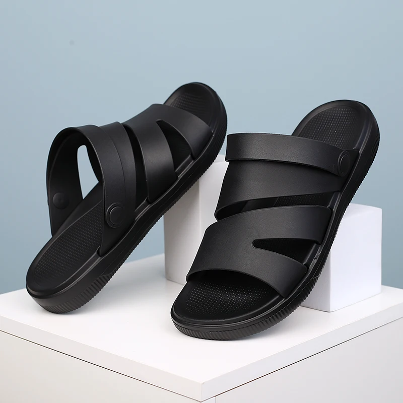 Mens Summer Breathable Soft Comfortable Outdoor Beach Slippers for Home and Travel Lightweight Slip On Sandals
Mens Summer Breathable Soft Comfortable Outdoor Beach Slippers for Home and Travel Lightweight Slip On Sandals