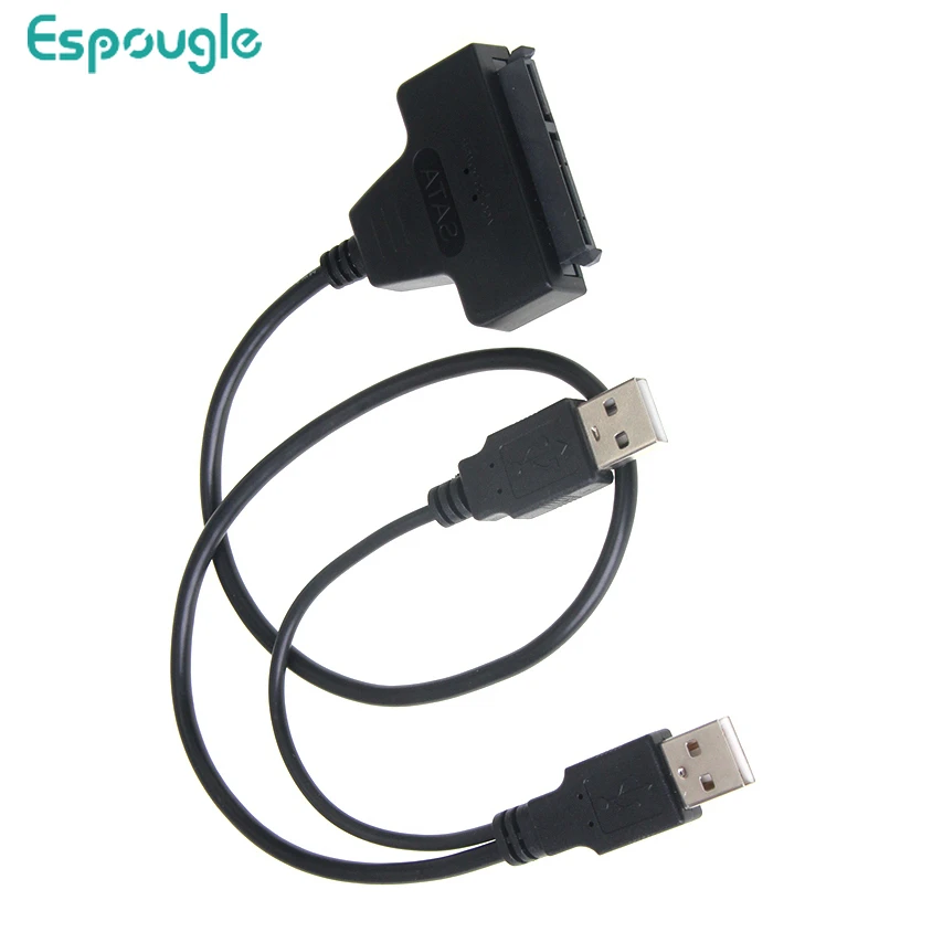 100pcs USB 2.0 to 2.5inch 7+15pin SATA Hard Drive Cable Adapter For Sata SSD & HDD for Data Transmission and Power Supply
100pcs USB 2.0 to 2.5inch 7+15pin SATA Hard Drive Cable Adapter For Sata SSD & HDD for Data Transmission and Power Supply