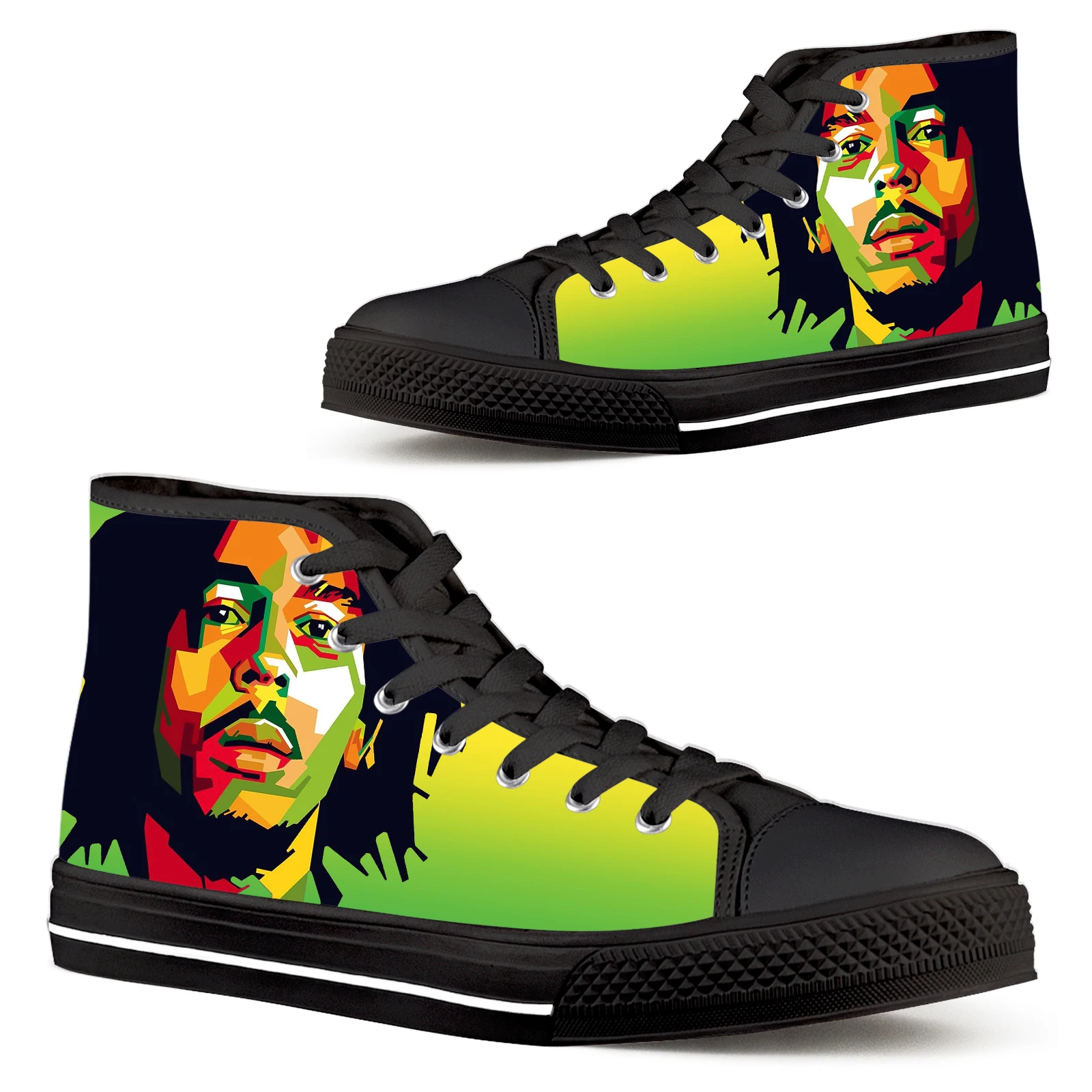 ELVISWORDS Men's Sports Sneakers Bob Marley Reggae Rasta Lightweight Outdoor High Top Canvas Fan Gift Shoes Lace Up Casual Shoes
ELVISWORDS Men's Sports Sneakers Bob Marley Reggae Rasta Lightweight Outdoor High Top Canvas Fan Gift Shoes Lace Up Casual Shoes