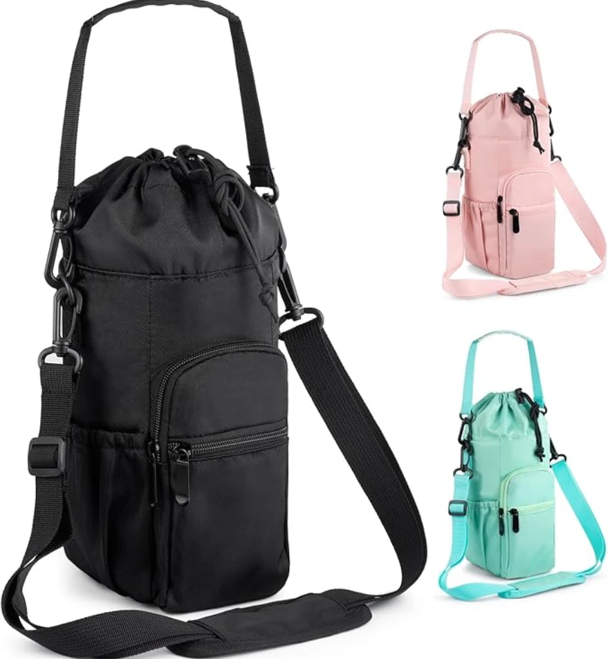 Portable Water Bottle Sleeve Protective Bag Outdoor Sports 20/30/40oz Water Bottle Bag with Strap Large Water Kettle Pouch Bag
Portable Water Bottle Sleeve Protective Bag Outdoor Sports 20/30/40oz Water Bottle Bag with Strap Large Water Kettle Pouch Bag
