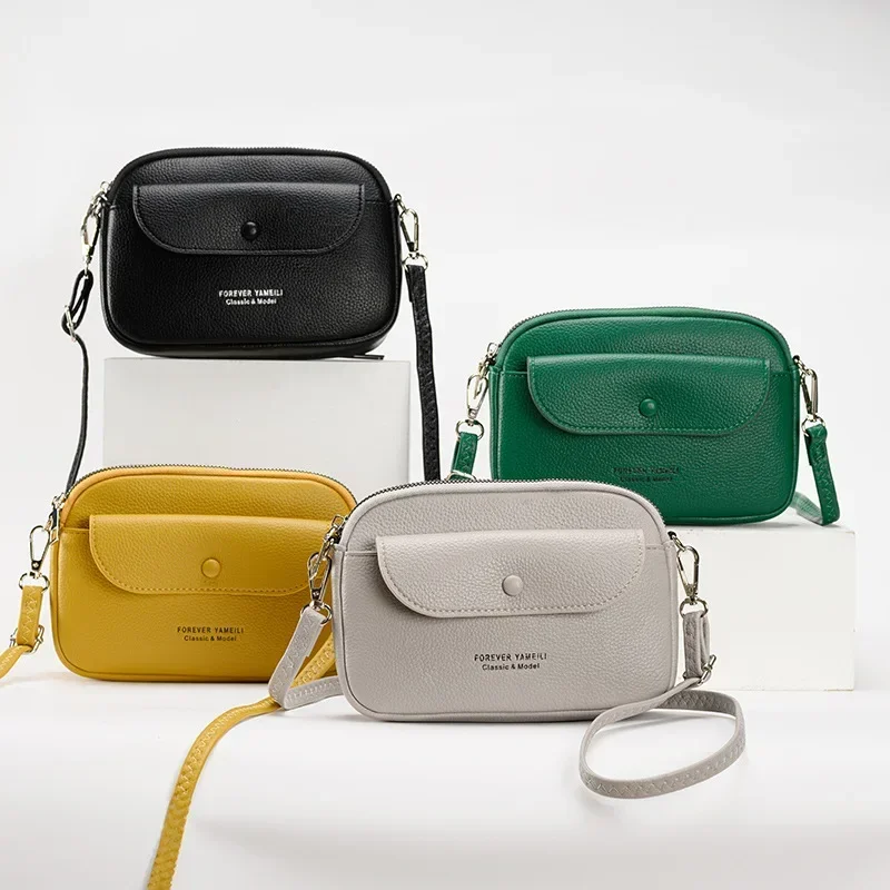Soft Leather Mobile Phone Purse Women Shoulder Bag 2023 New Bag For Womne Crossbody Bag Casual Large Capacity Small Square Bag
Soft Leather Mobile Phone Purse Women Shoulder Bag 2023 New Bag For Womne Crossbody Bag Casual Large Capacity Small Square Bag