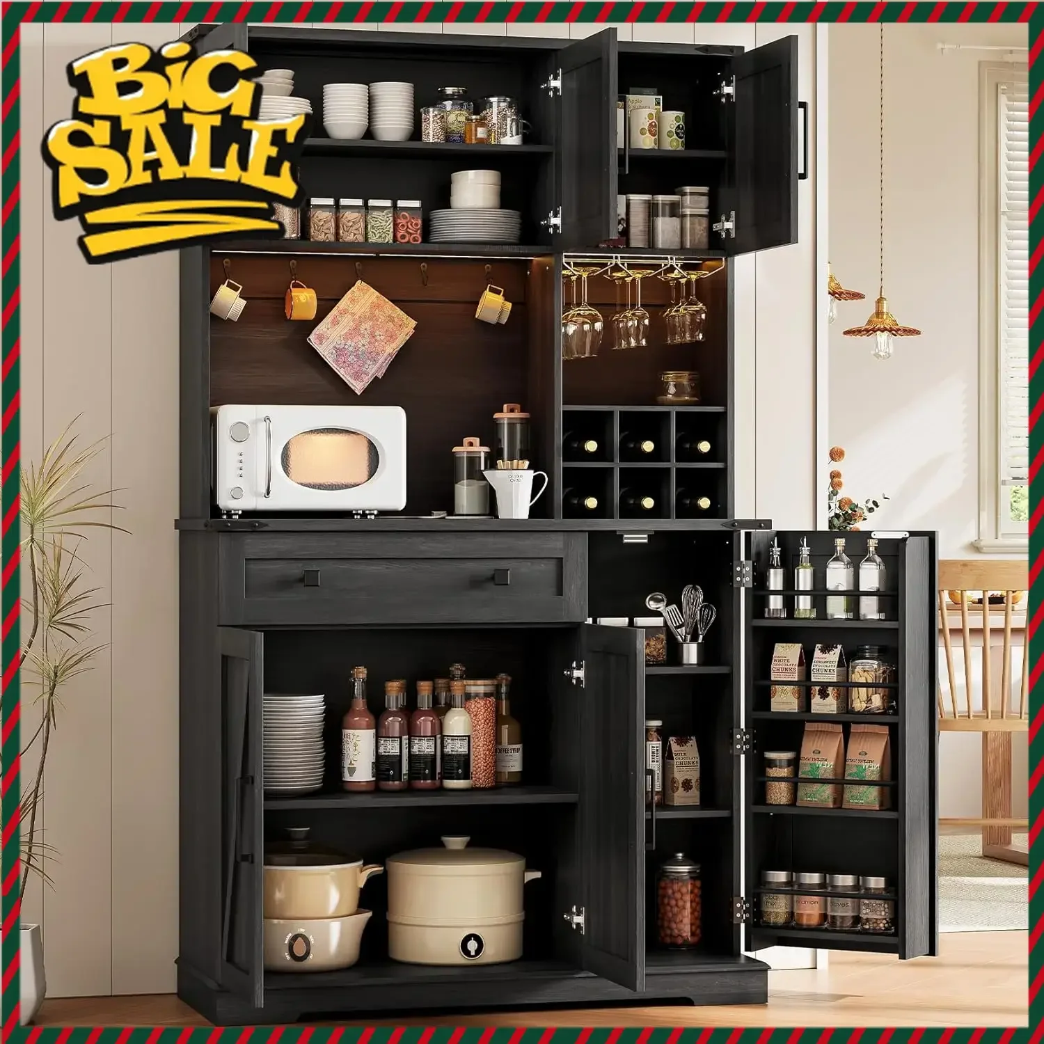 Hot sales71" Pantry Cabinet, Kitchen Pantry Storage Cabinet
Hot sales71" Pantry Cabinet, Kitchen Pantry Storage Cabinet