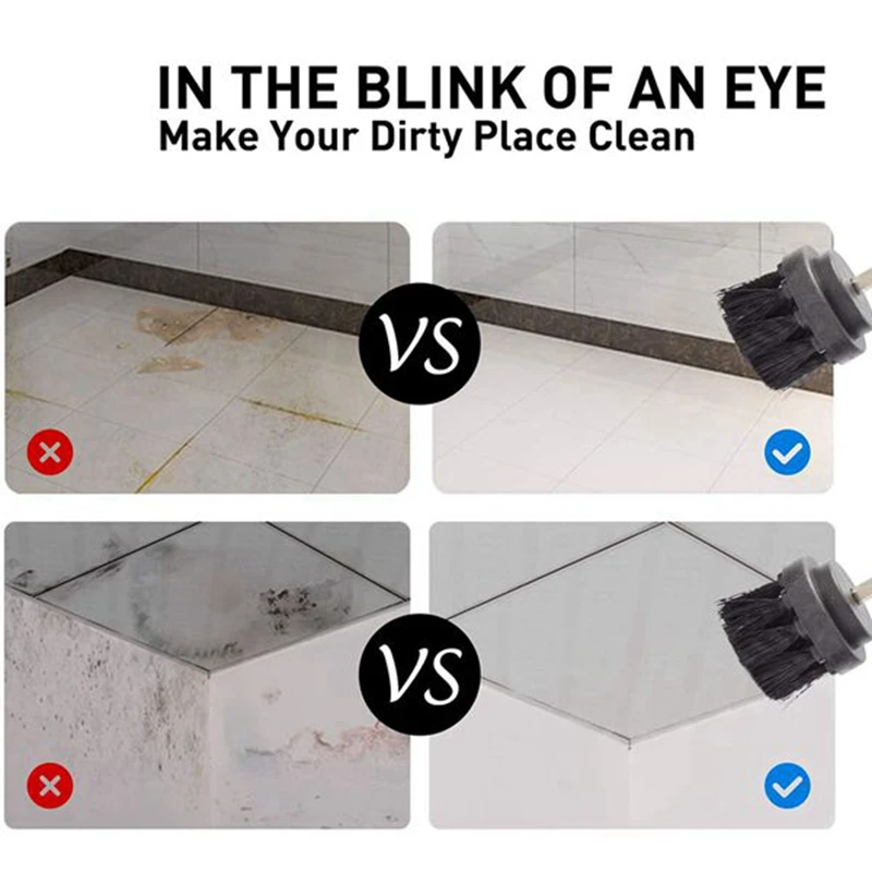 N10R-9Pcs Electric Drill Brush Set, Multi-Purpose Brush, With Extension Attachment, For Bathroom And Kitchen Surfaces
N10R-9Pcs Electric Drill Brush Set, Multi-Purpose Brush, With Extension Attachment, For Bathroom And Kitchen Surfaces