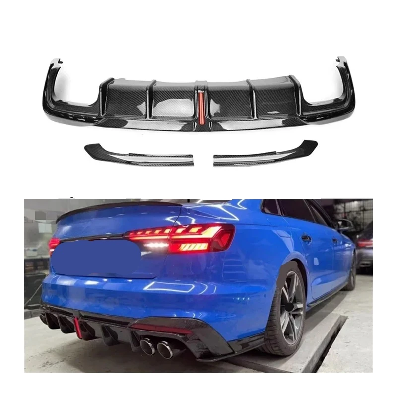 Suitable for Audi A4 S4 B9.5 2020-2024, Carbon Fiber Rear Bumper Diffuser, Rear Chin Splitter Lip Body Kits
Suitable for Audi A4 S4 B9.5 2020-2024, Carbon Fiber Rear Bumper Diffuser, Rear Chin Splitter Lip Body Kits