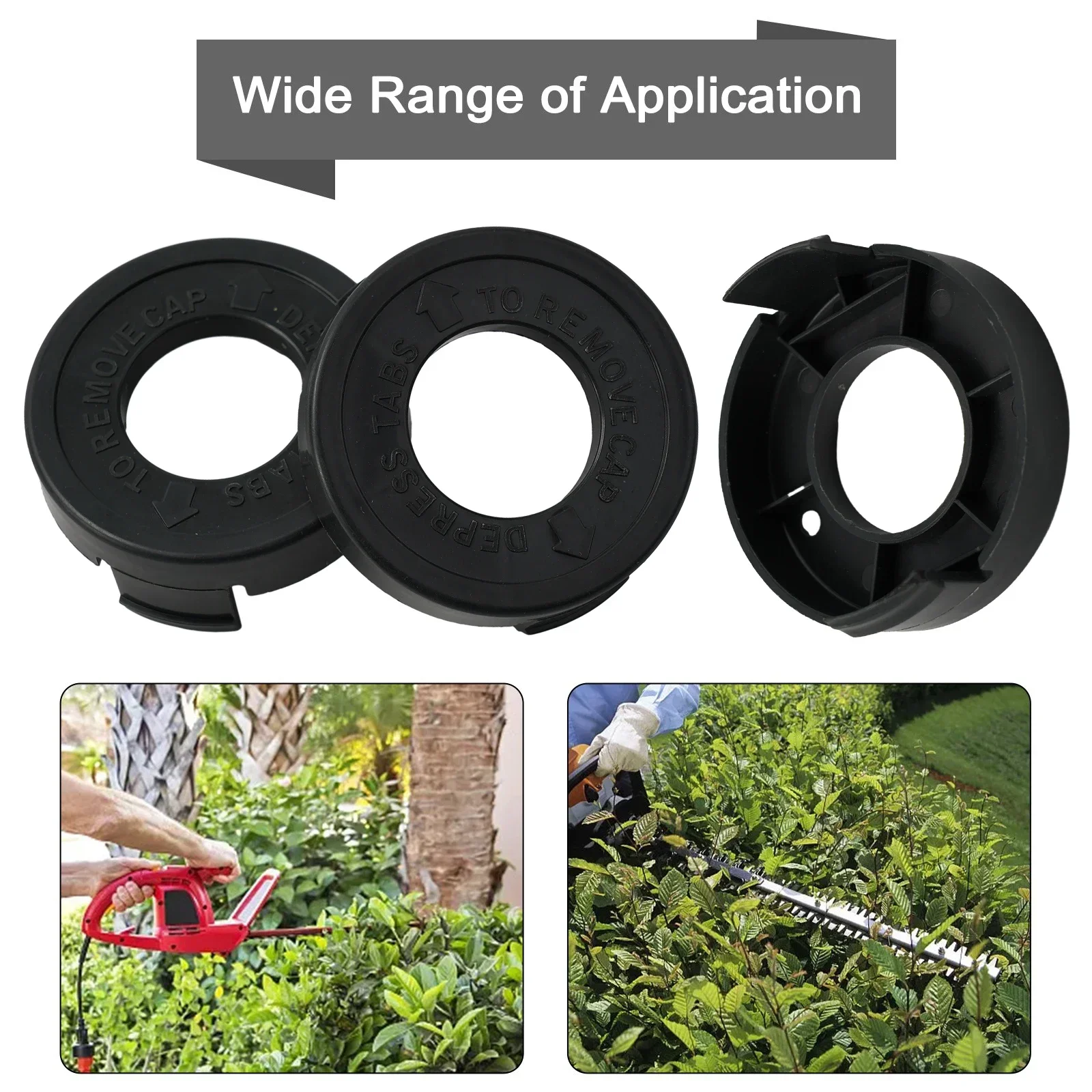 3pcs Spool Cover For Black&Decker ST4500 LawnMower Part Replacement String Trimmer Bump Cap Garden Tool Accessories
3pcs Spool Cover For Black&Decker ST4500 LawnMower Part Replacement String Trimmer Bump Cap Garden Tool Accessories