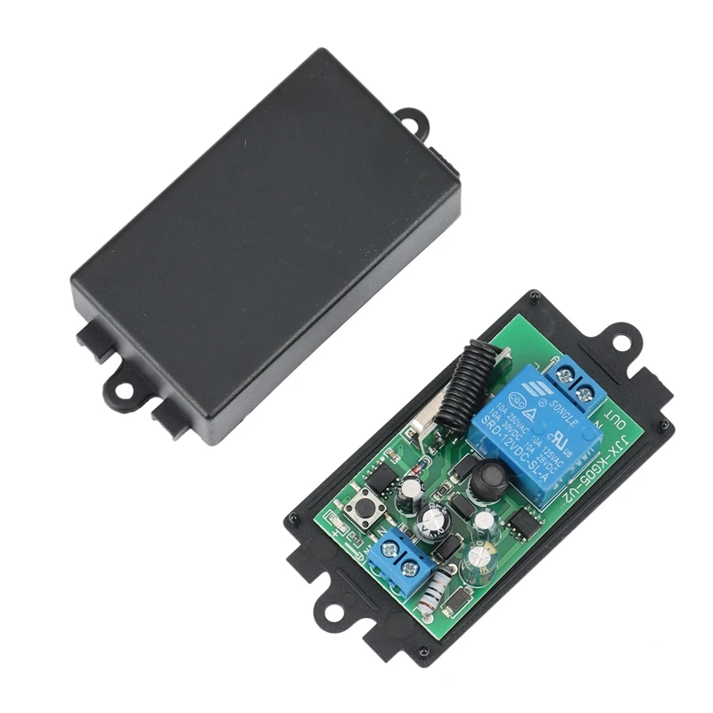 433Mhz Smart Home Push Button Light Switches Universal AC 100V 220V 10Amp Relay Receiver For Led Fan
433Mhz Smart Home Push Button Light Switches Universal AC 100V 220V 10Amp Relay Receiver For Led Fan