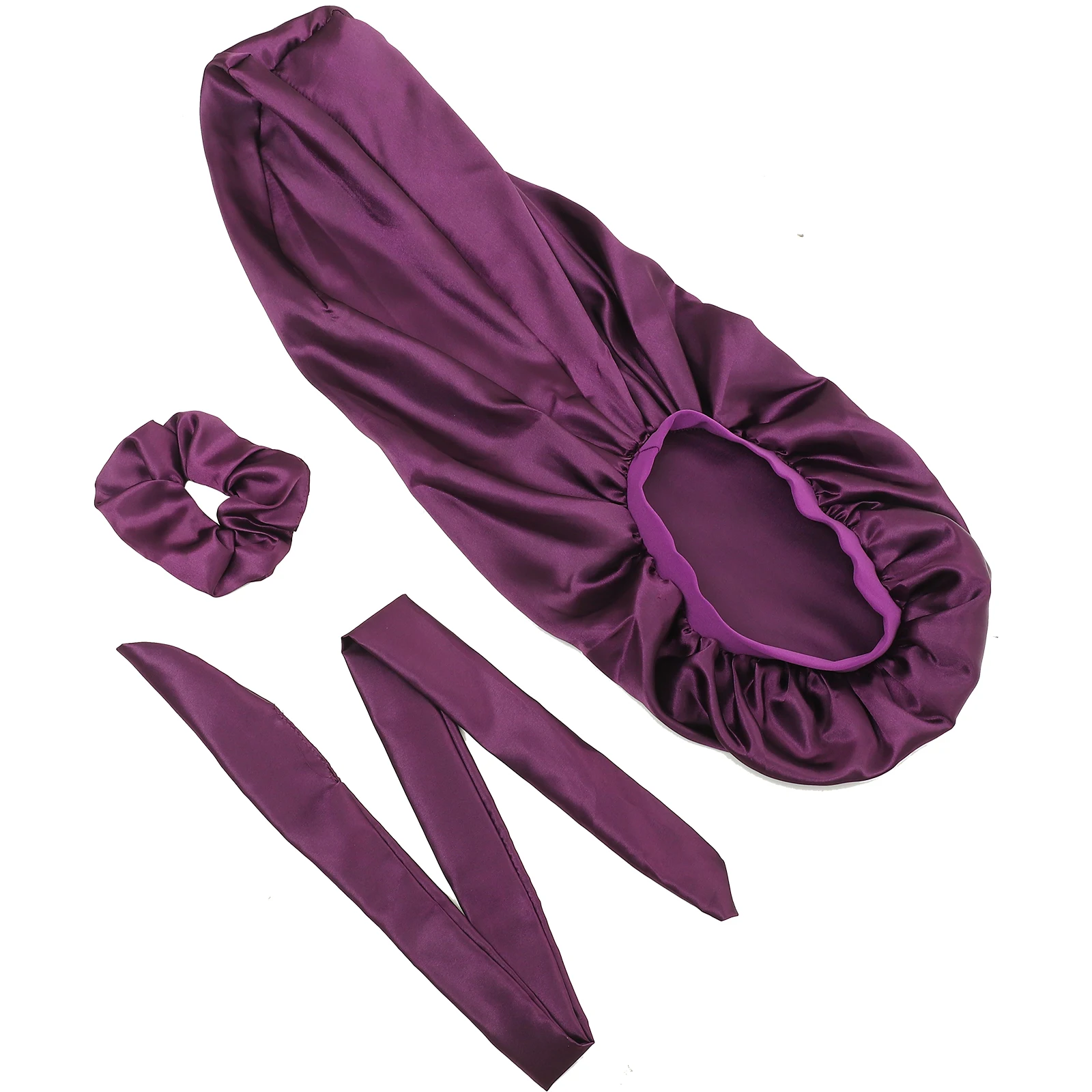 1 set Satin Sleep Cap Long Hair Bonnet Hair Wrap Women Curly Braids Extensions Elastic Comfortable Home Gym Face Wash Yoga
1 set Satin Sleep Cap Long Hair Bonnet Hair Wrap Women Curly Braids Extensions Elastic Comfortable Home Gym Face Wash Yoga
