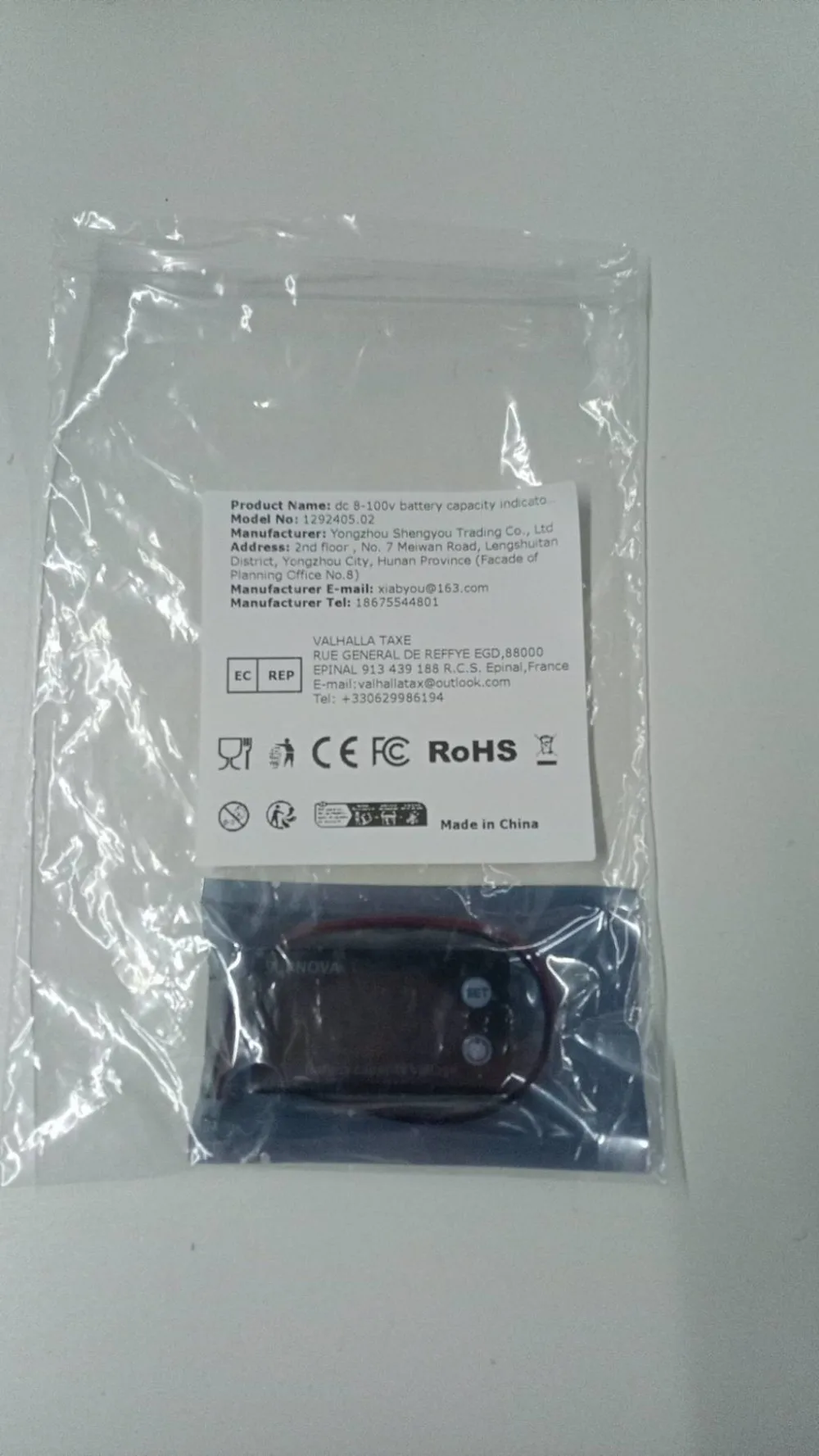 DC 8V-100V Battery Capacity Indicator LCD Voltage Gauge Lead-acid Lithium LiFePO4 Voltage Tester Lithium Battery Capacity Meter
DC 8V-100V Battery Capacity Indicator LCD Voltage Gauge Lead-acid Lithium LiFePO4 Voltage Tester Lithium Battery Capacity Meter
