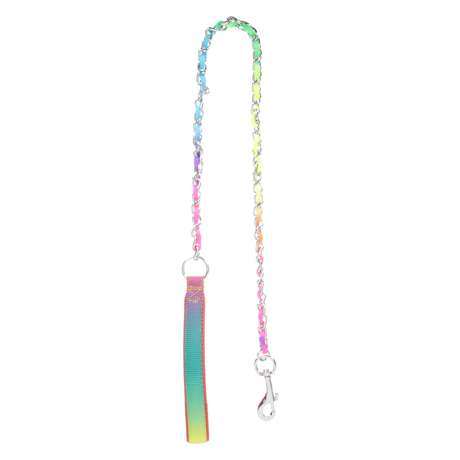 Professional Dog Chain Wear-Resistant Nylon Leash Outdoor Walking Colored Metal Chain Leash Puppy Supplies Dog Accessories 
Professional Dog Chain Wear-Resistant Nylon Leash Outdoor Walking Colored Metal Chain Leash Puppy Supplies Dog Accessories