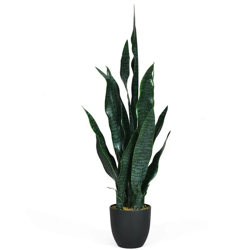 35.5 Inch Indoor-Outdoor Artificial Fake Snake Plant
35.5 Inch Indoor-Outdoor Artificial Fake Snake Plant