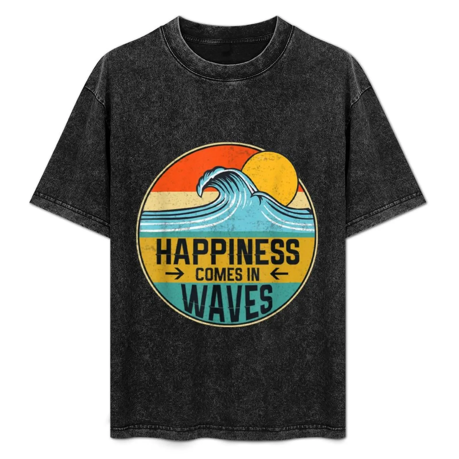 Happiness comes in waves T-Shirt Festival Short Sleeve T-Shirt
Happiness comes in waves T-Shirt Festival Short Sleeve T-Shirt