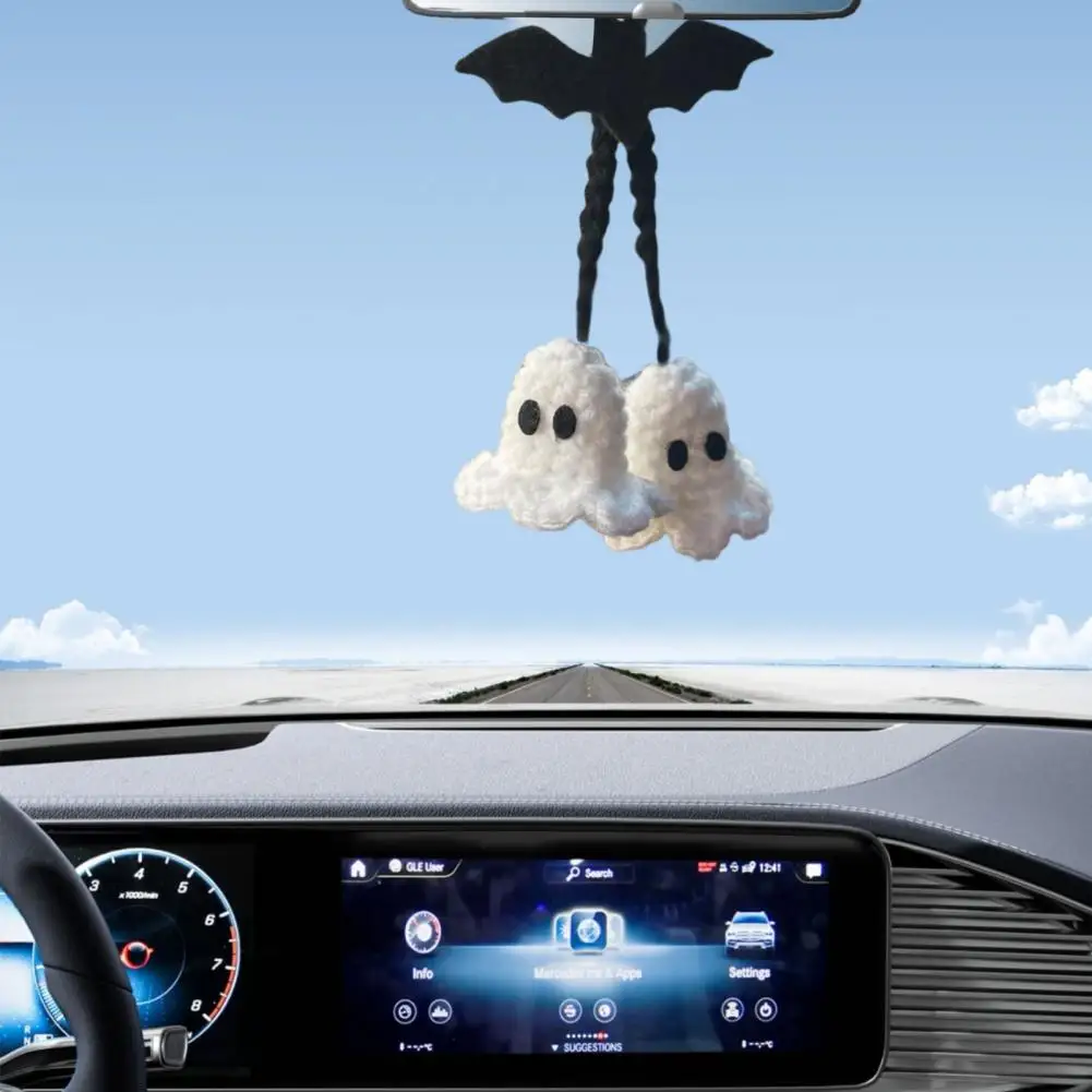 Ghost Pendant Decoration Halloween Ghost Ornament Halloween Cartoon Ghost Pendant Crochet Car Mirror Hanging for Halloween
Ghost Pendant Decoration Halloween Ghost Ornament Halloween Cartoon Ghost Pendant Crochet Car Mirror Hanging for Halloween