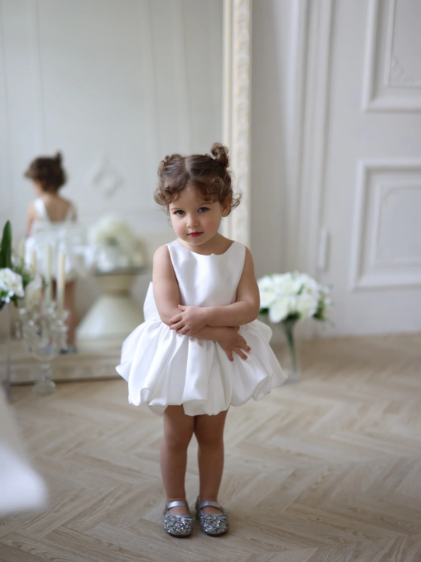 Flower Girl Dress Mini Birthday Party Satin Short Simple Cute Girls Wedding Dresses Short Communion Special Occasion Gowns
Flower Girl Dress Mini Birthday Party Satin Short Simple Cute Girls Wedding Dresses Short Communion Special Occasion Gowns
